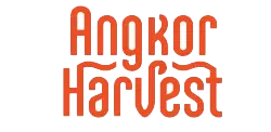 Logo for Angkor Harvest, store for wholesome Cambodian food.